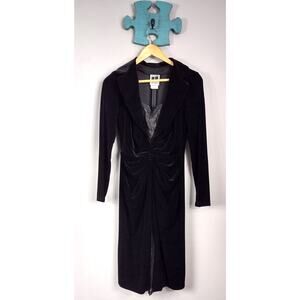 TADASHI SHOJI vintage velvet dress medium